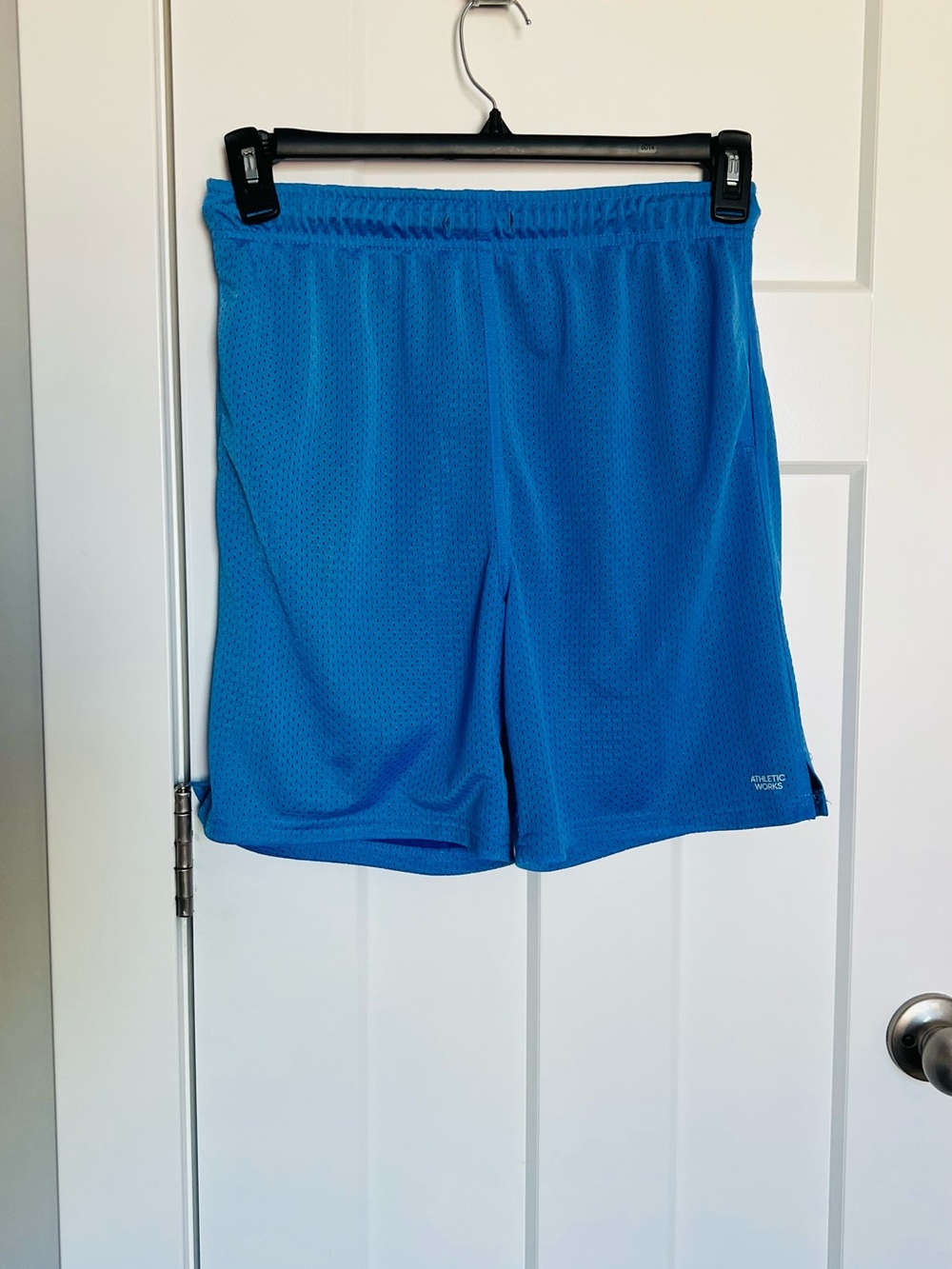 Athletic Works Men's Bright Blue Mesh Performance Shorts